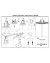 TEK PARTS * BASE EMPOTRAR PARA COLGANTES * CUERO